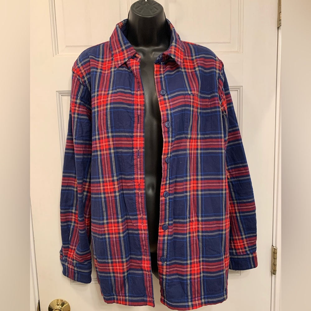 L.L.Bean fleece lined flannel